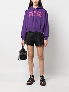 versacejeanscouture Versace Jeans Couture Cropped hoodie - Paars