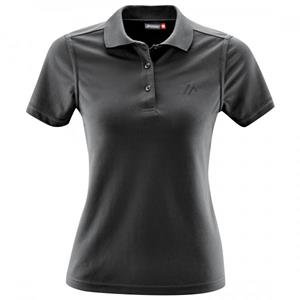 Maier sports  Women's Ulrike - Poloshirt, zwart/grijs
