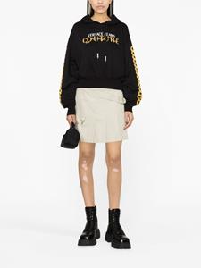 versacejeanscouture Versace Jeans Couture Blouse met logoprint - Zwart
