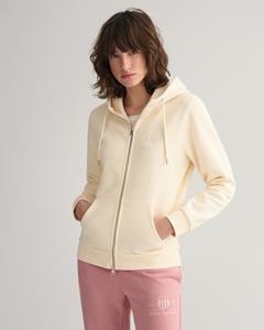 Gant Sweatjacke "REG TONAL SHIELD ZIP HOODIE", mit Logostickerei auf der Brust