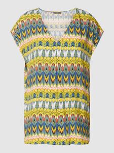 Montego Blouseshirt met all-over motief