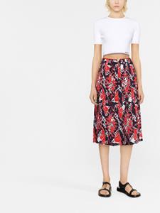 valentinogaravani Valentino Garavani Geplooide rok - Rood