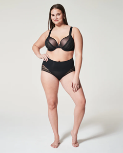 Undie-Tectable - Illusion Lace Hi-Hipster SPANX | Black