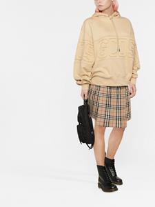 GCDS Hoodie met logoprint - Beige
