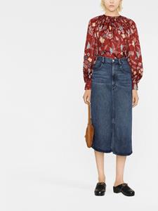 ullajohnson Ulla Johnson Zijden blouse - Bruin