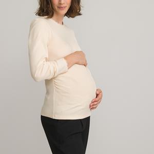 LA REDOUTE COLLECTIONS T-shirt met ronde hals voor zwangerschap, details in kant