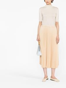 Jil Sander Midi-plooirok - Beige