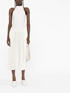 jilsander Jil Sander Midi-plooirok - Wit