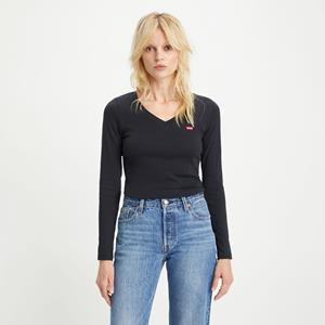 Levis Langarmshirt "BABY TEE", mit kleinem Levis Logo auf der Brust