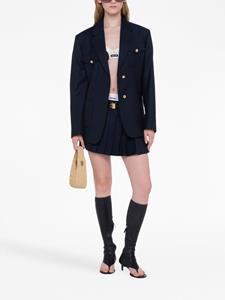 miumiu Miu Miu Mini-plooirok - Blauw