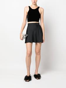 MANURI Flared midi-rok - Zwart