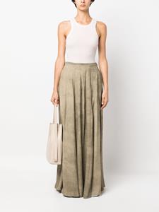 ziggychen Ziggy Chen Gerafelde plooirok - Beige