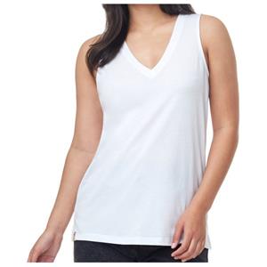 tentree TreeBlend V-neck Tank Dames Wit