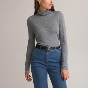 ANNE WEYBURN T-shirt met rolkraag, made in France