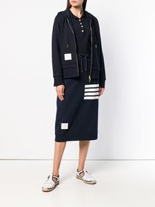 thombrowne Thom Browne gestreepte hoodie met rits - Blauw