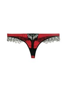 Kiki de Montparnasse String met kant - Rood