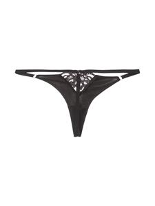 Fleur Du Mal Charlotte kanten G-string - Zwart