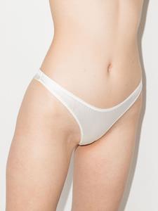fleurdumal Fleur Du Mal Satijnen string - Wit