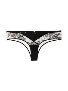 fleurdumal Fleur Du Mal Slip van imitatieleer met borduurwerk - Zwart