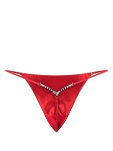 Fleur Du Mal String - Rood