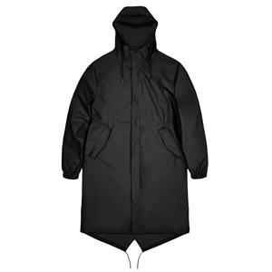 Rains 18140 fishtail parka black