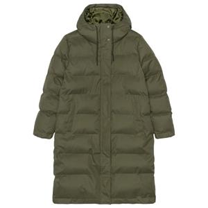 Selfhood - Women's Hooded Puffer Coat - Lange jas, olijfgroen