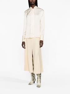 jilsander Jil Sander Blouse met satijnen afwerking - Beige