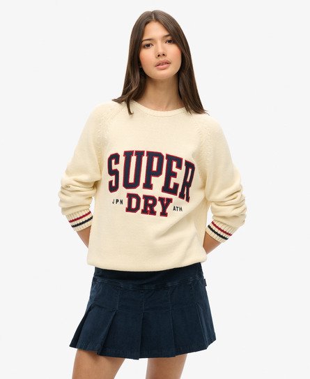 Superdry Vrouwen Geplooide Vintage Minirok van Corduroy Blauw