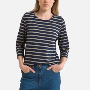 Vero moda Sweater met 3/4 mouwen, glanzende strepen