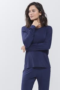 Mey Shirt met lange mouwen Serie Sleepy & Easy Hellgrau-Melange