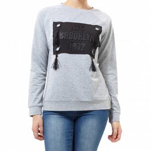 BRAVE SOUL Tassel Brooklyn Dames Longsleeve LSS-272TASS GRIJS