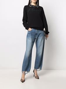 philippplein Philipp Plein Sweater met geborduurd logo - Zwart