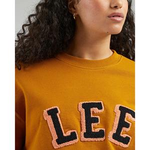 Lee Sweater met ronde hals, logo vooraan