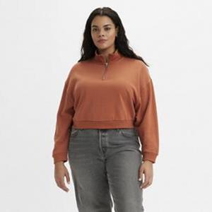 LEVI’S PLUS Cropped sweater met opstaande kraag