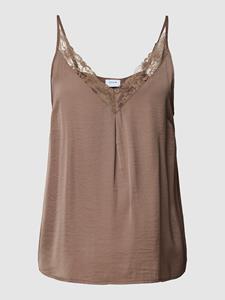 Vila Spaghettitop "VICAVA V-NECK LACE SINGLET- NOOS"