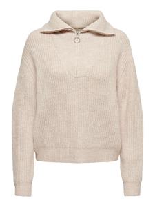Only Gebreide trui ONLBAKER L/S ZIP PULLOVER KNT NOOS