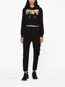 versacejeanscouture Versace Jeans Couture Cropped hoodie - Zwart