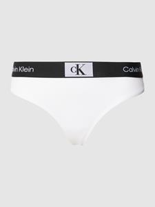 Calvin Klein Jeans String met elastische band met logo, model 'MODERN THONG'