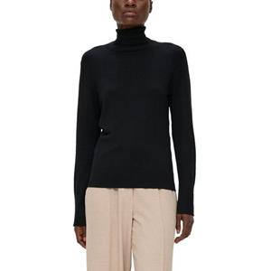 s.Oliver BLACK LABEL Rollkragenpullover in melierter Optik