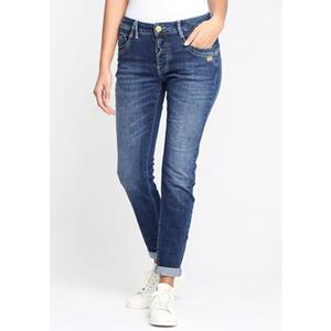 GANG Relax-fit-Jeans "94GERDA", mit halb offener Knopfleiste