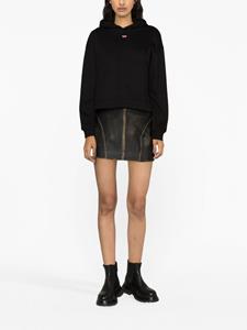 Diesel Hoodie met geborduurd logo - Zwart
