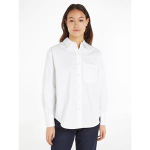 Calvin Klein Hemdbluse "RELAXED COTTON SHIRT", mit durchgehender Knopfleiste