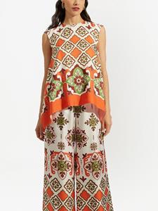 ladoublej La DoubleJ Zijden blouse - Oranje
