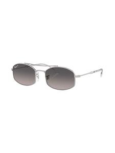 Ray-Ban Zonnebril met rechthoekig montuur - Zilver