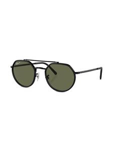 Ray-Ban Rb3765 zonnebril met rond montuur - Zwart