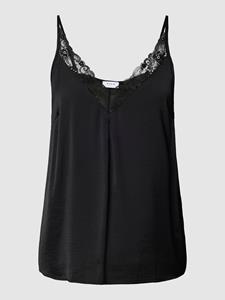 Vila Spaghettitop "VICAVA V-NECK LACE SINGLET- NOOS"