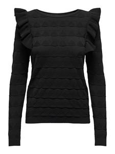 Only Sandra Ls Ruffle O-neck