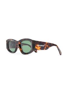 off-whiteeyewear Off-White Eyewear Joan zonnebril met ovaal montuur - Bruin