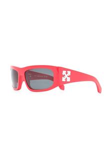 off-whiteeyewear Off-White Eyewear Arrows zonnebril met rechthoekig montuur - Rood