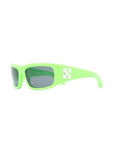 off-whiteeyewear Off-White Eyewear Arrows zonnebril met rechthoekig montuur - Groen